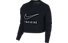 Nike Dry Versa Crop - Sweatshirt - Damen, Black