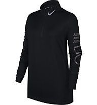 Nike Element Top Half Zip - langärmliges Laufshirt - Damen, Black