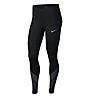 Nike Power Flash Tight Racer - pantaloni running - donna, Black