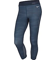Nike Pro Hypercool Capri - Fitnesshose Training - Damen, Blue