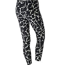Nike Women's Sportswear Legging Pantaloni corti fitness donna, Black/White