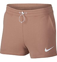 Nike Sportswear Swoosh French Terry - pantaloni corti fitness - donna, Rose