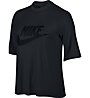 Nike Women Sportswear Top T-Shirt fitness donna, Black