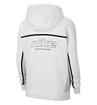 Nike W's Full-Zip - felpa con cappuccio - donna, White
