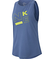 Nike W Training Tank - Top - Damen, Blue
