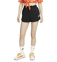 Nike French Terry - pantaloni corti fitness - donna, Black