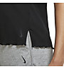 Nike Yoga Core W's SS - T-shirt - Damen, Black