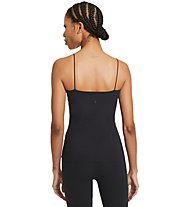 Nike Yoga Luxe Eyelet - top fitness - donna, Black