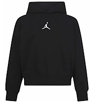 Nike Jordan Icon Play Jr - felpa con cappuccio - ragazza, Black