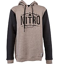 Nitro Triumph Men's Hooded Pullover, Brown Heather