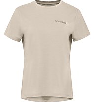 Norrona Femund Tech Ws - T-Shirt - donna, Beige