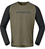 Norrona Fjora Equaliser Lightweight - maglietta tecnica - uomo, Green/Black