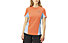 Norrona Senja Equaliser Lightweight Ws - T-shirt - Damen, Orange/Light Blue