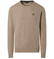 North Sails Crewneck 12GG - Pullover - Herren, Light Brown