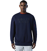 North Sails Crewneck W/Logo - Pullover - Herren, Dark Blue