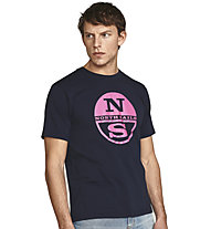 North Sails W/Graphic - T-Shirt - Herren, Blue