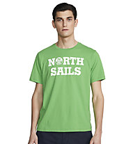 North Sails W/Graphic - T-Shirt - Herren, Green/White