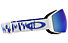 Oakley Flight Deck M Mikaela Shiffrin Signature - maschera da sci - donna, White/Blue
