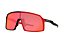 Oakley Sutro - Fahrradbrille, Black/Red