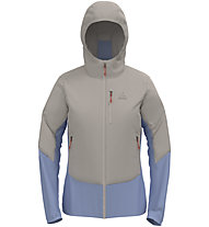 Odlo Ascent Hybrid - giacca ibrida - donna, Grey/Blue
