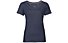 Odlo Bl Crew Neck F-Dry Print - T-shirt - donna, Blue