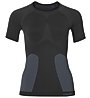 Odlo Evolution Warm Crew - maglietta tecnica sci - donna, Black