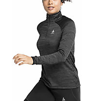 Odlo Midlayer 1/2 Zip Millenium Element - Pullover Running - Damen, Dark Grey