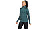 Odlo Midlayer 1/2 Zip Millenium Element - Pullover Running - Damen, Dark Green/Green