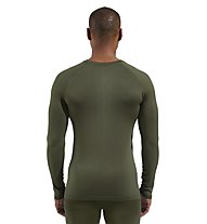 Odlo Performance Warm Eco Baselayer - maglietta tecnica a manica lunga - uomo, Dark Green