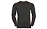 Odlo Performance Warm Eco Baselayer - maglietta tecnica a manica lunga - uomo, Grey/Orange