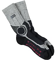 Odlo Premium Warm Socks, Black/Light Grey