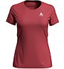 Odlo S/S Element Light - t-shirt running - donna, Red