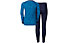 Odlo Warm Kids Shirt Pants Long Set - Unterwäsche Komplet - Kinder, Blue/Grey