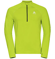 Odlo Zeroweight 1/2 Zip - felpa in pile - uomo, Light Green