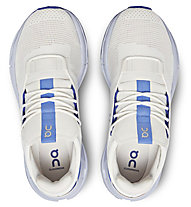On Cloudnova - Sneakers - Damen, White/Blue
