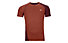 Ortovox 120 Cool Tec Fast Upward - T-shirt - uomo  , Dark Orange