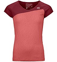 Ortovox 120 Tec - T-shirt - donna, Dark Red/Red