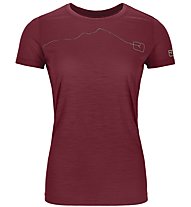 Ortovox 120 Tec Mountain - T-Shirt Bergsport - Damen, Dark Red