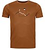 Ortovox 150 Cool Peak Focus TS - Funktionsshirt - Herren, Brown