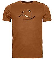 Ortovox 150 Cool Peak Focus TS - Funktionsshirt - Herren, Brown