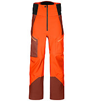Ortovox 3L Guardian Shell - pantaloni freeride - uomo, Orange