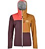 Ortovox 3L Ortler - giacca hardshell - donna, Dark Red/Yellow/Red