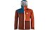 Ortovox 3L Ortler - giacca hardshell - uomo, Dark Red/Orange/Blue