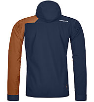 Ortovox Col Becchei - giacca scialpinismo - uomo, Dark Blue/Brown