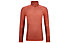 Ortovox Competition Zip Neck W - maglietta tecnica maniche lunghe - donna, Orange
