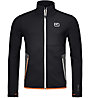 Ortovox Fleece Jacket - felpa in pile - uomo, Black/Orange