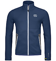 Ortovox Fleece Jacket - Fleece Sweatshirt - Herren, Blue/White