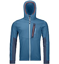 Ortovox Fleece Light Tec - giacca con cappuccio - uomo, Blue