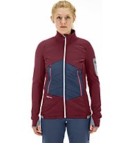 Ortovox Piz Roseg - giacca ibrida sci alpinismo - donna, Dark Red