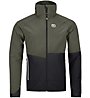 Ortovox Punta Berrino Hooded M - Softshell-Jacke - Herren, Dark Green/Black